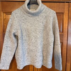Gray Turtleneck Sweater